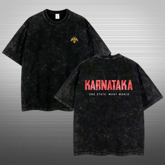Karnataka Oversized T-Shirt – One State, Many Worlds