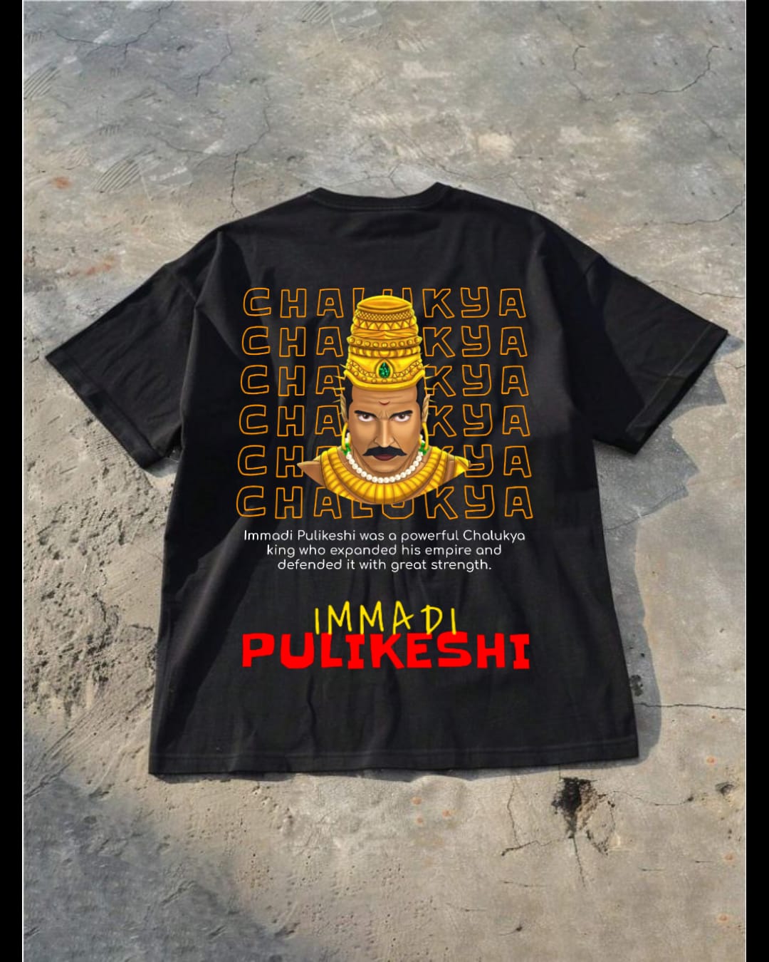 Immadi Pulikeshi Printed Oversize-tshirt