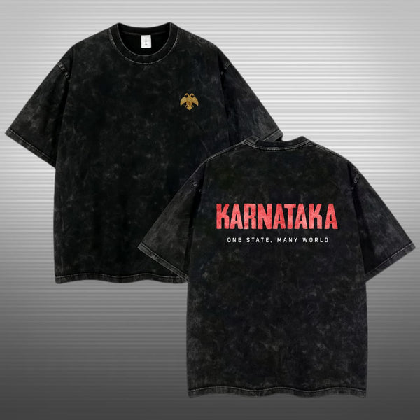Karnataka Oversized T-Shirt – One State, Many Worlds