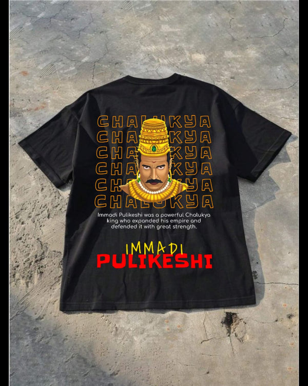 Immadi Pulikeshi Printed Oversize-tshirt